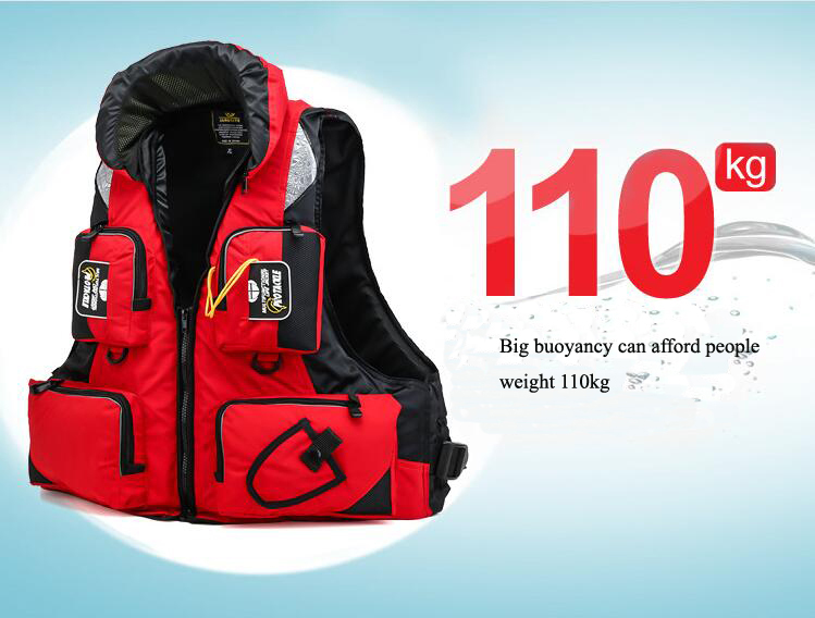 new design fishing life jacket with hidden hood