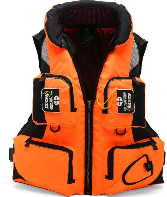 new design fishing life jacket with hidden hood