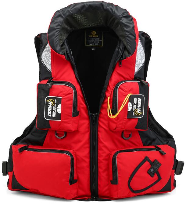 new design fishing life jacket with hidden hood