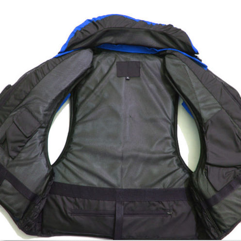 new design fishing life jacket with hidden hood