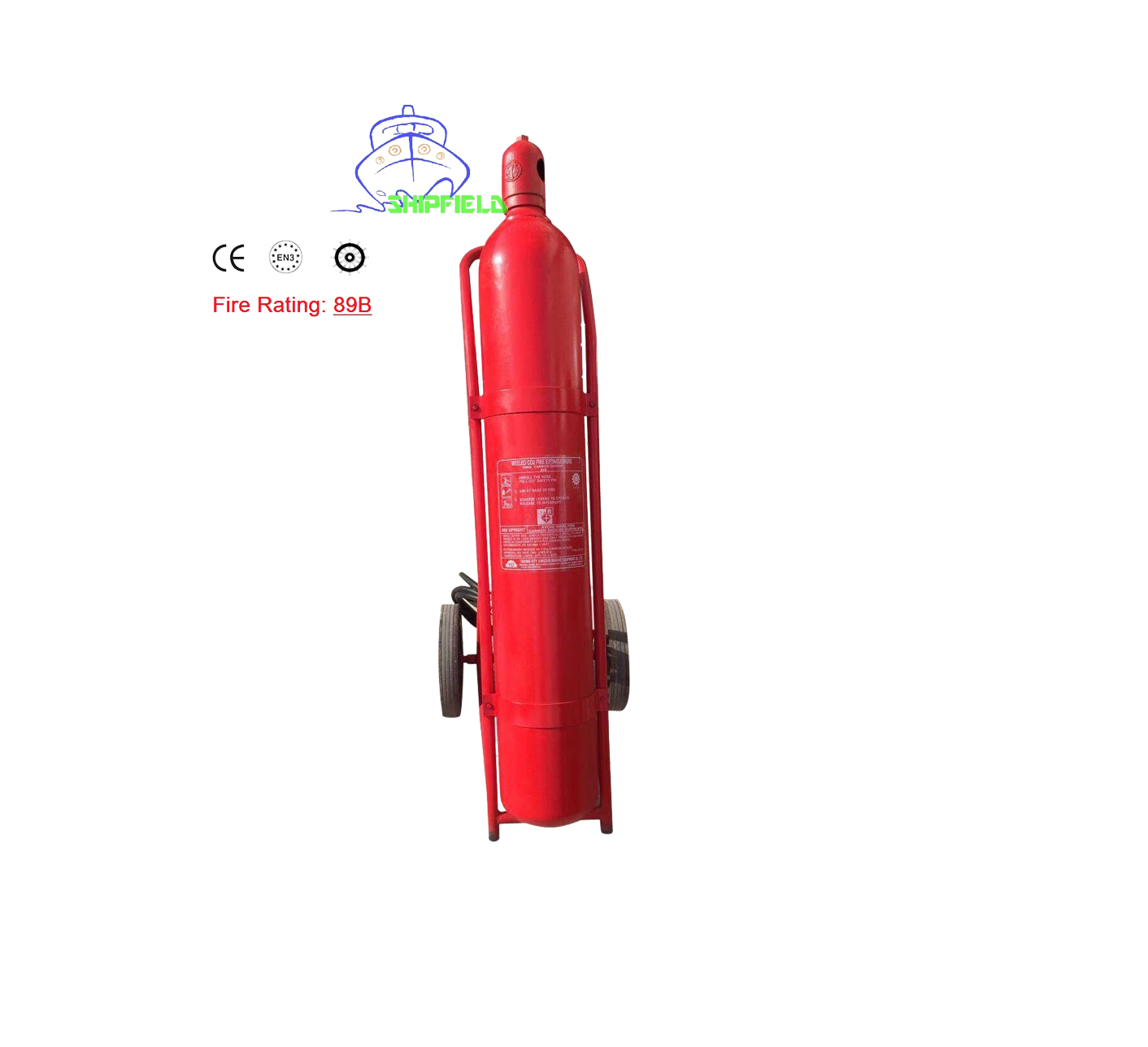 推车式二氧化碳灭火器 MT20
